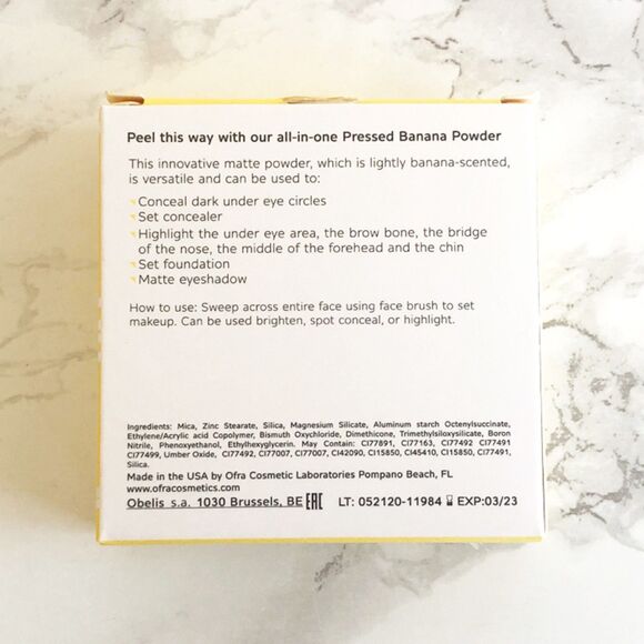 NIB OFRA Pressed Banana Brightening Powder (XL 10g size!) - Picture 3 of 6